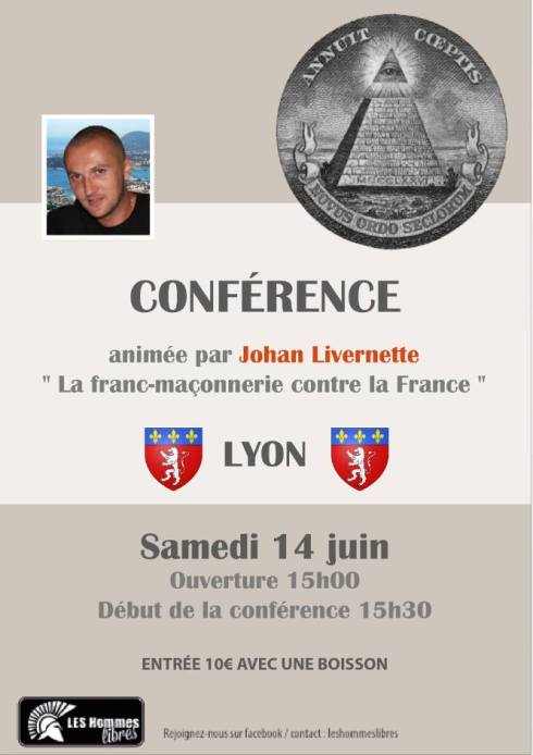 Affiche conférence du 14 juin à Lyon